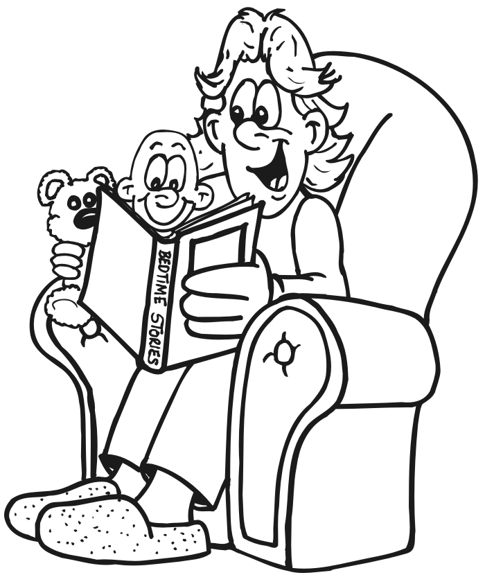 Dad coloring page family coloring page