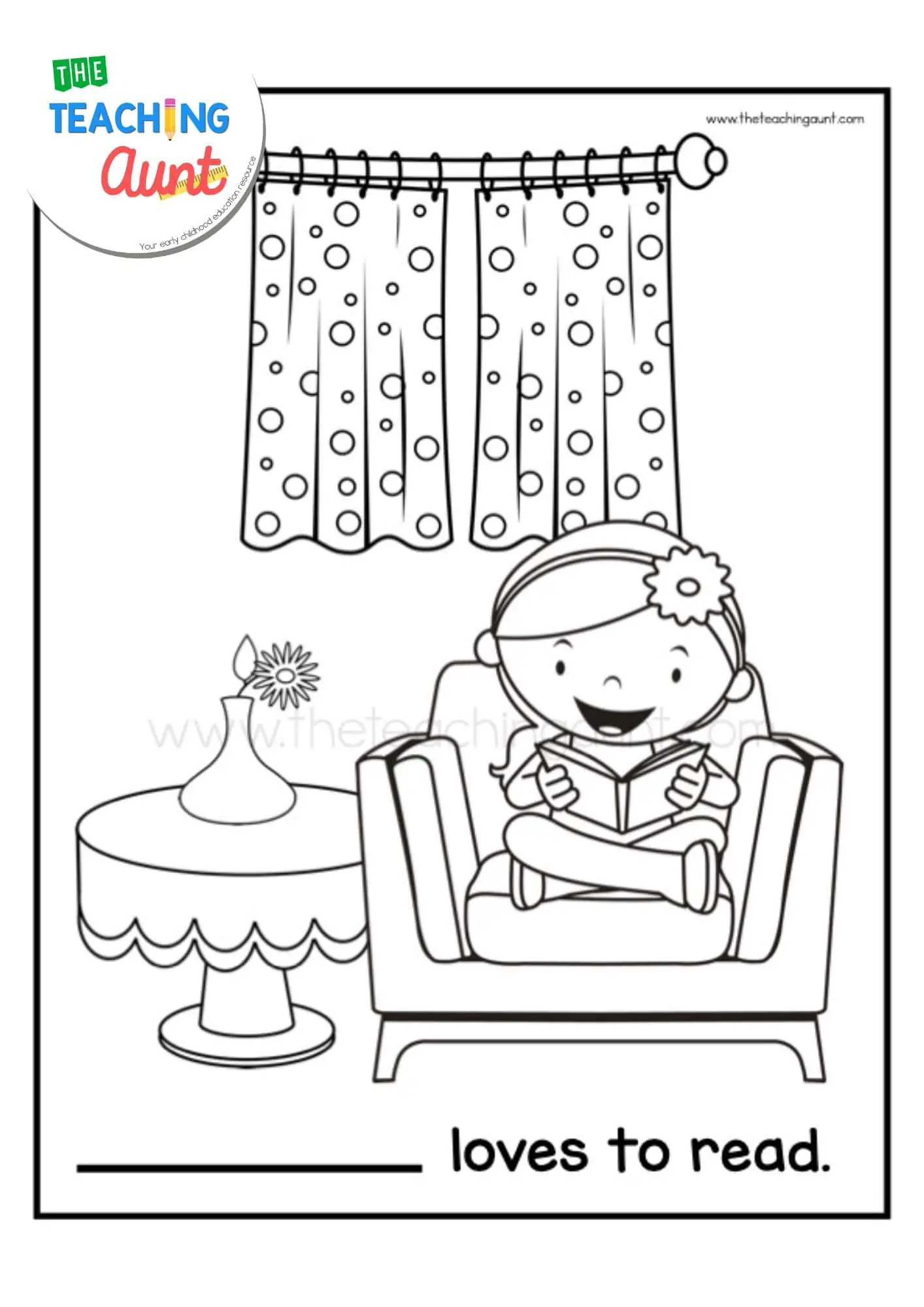 Simple coloring pages for kids