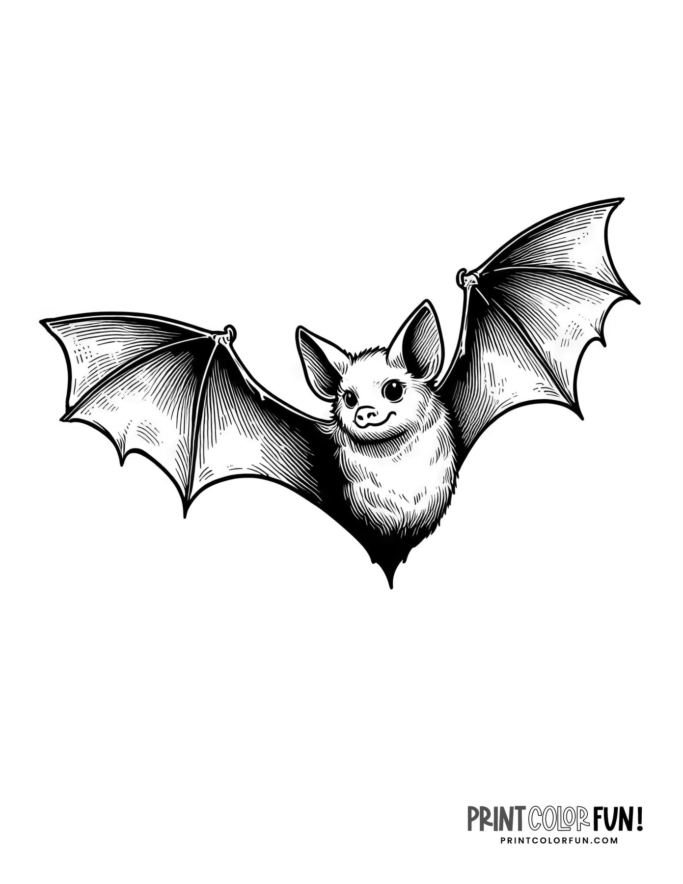 Bat coloring pages crafts more for halloween learning fun at