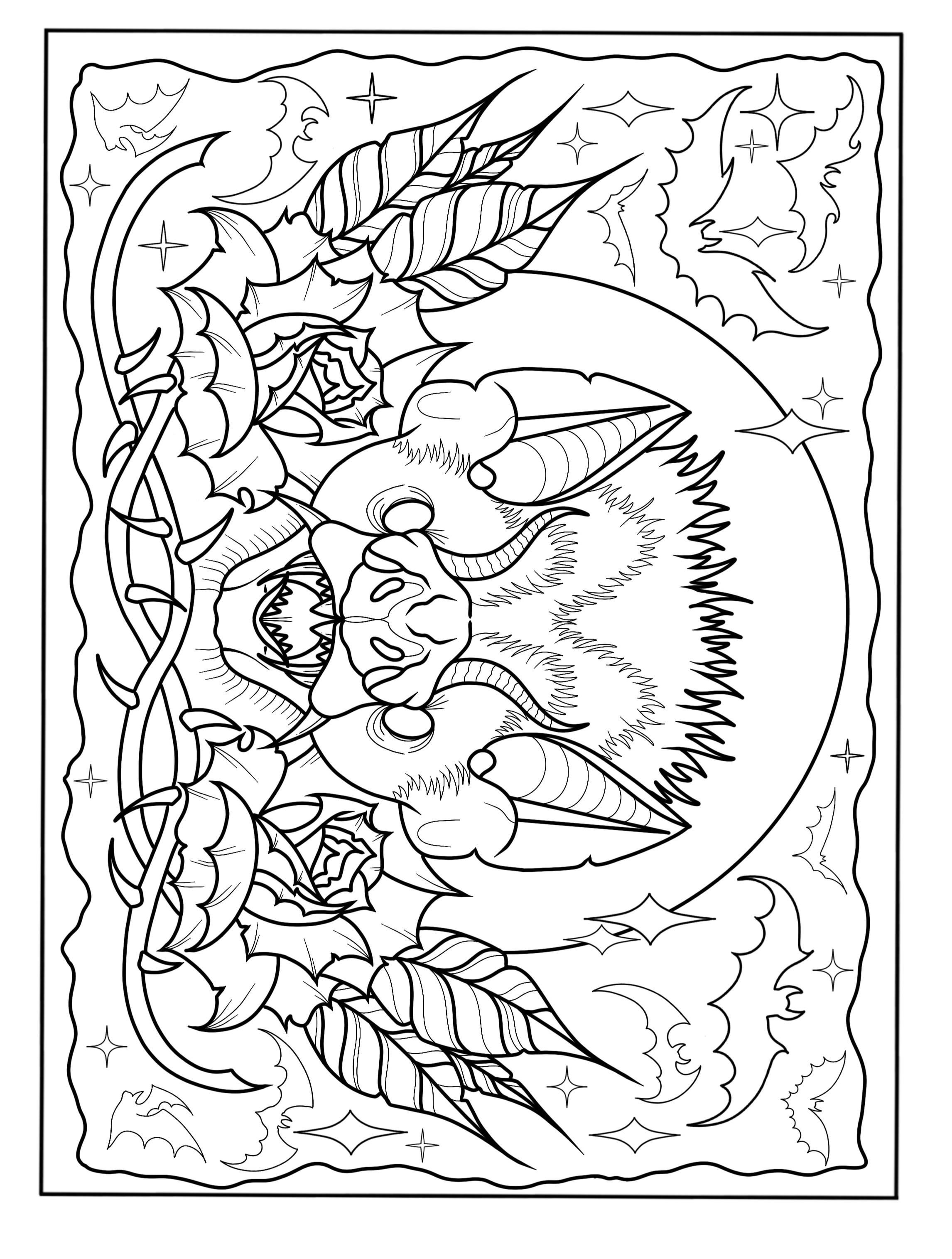 Bat coloring page i made rbatty