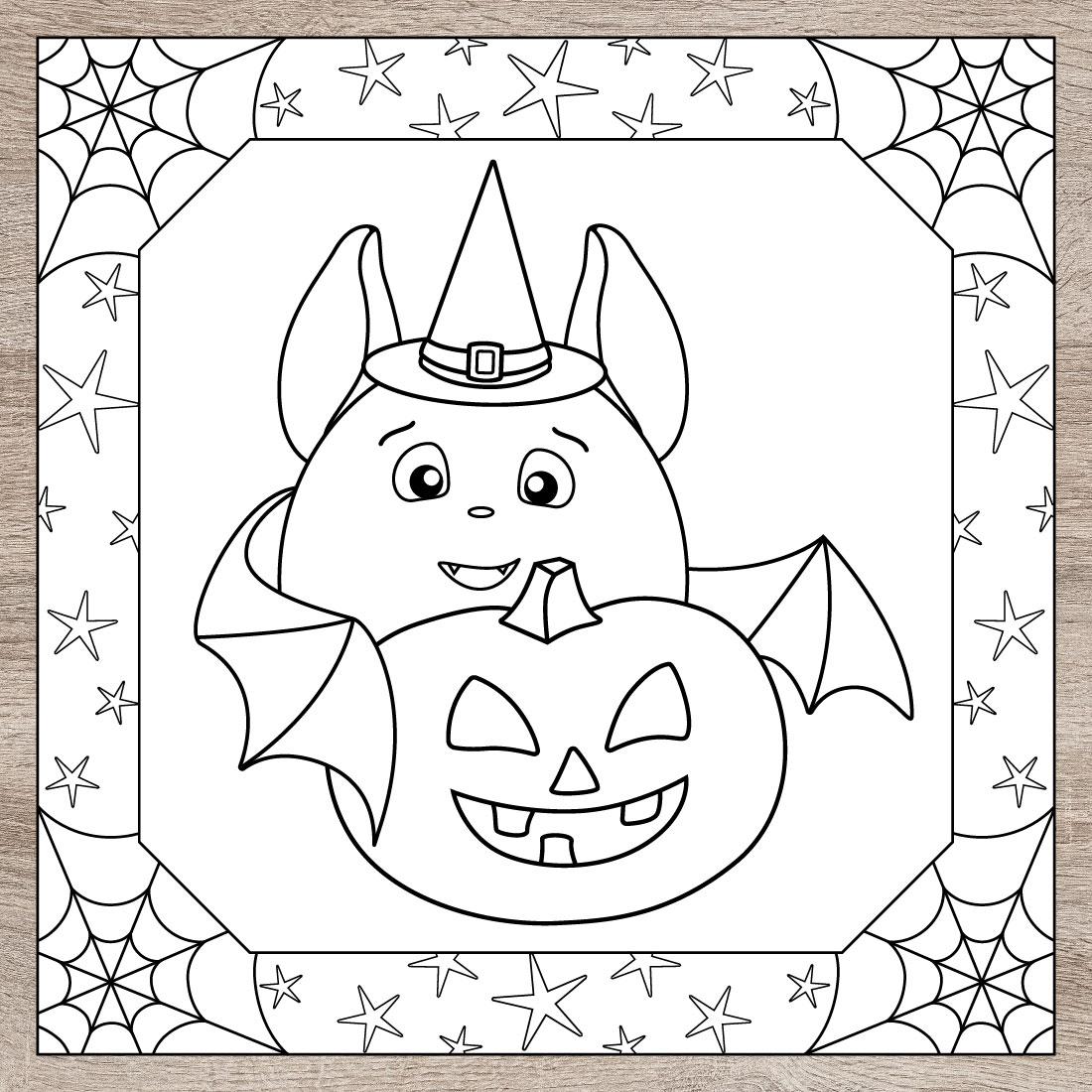 Cute bat celebrates halloween