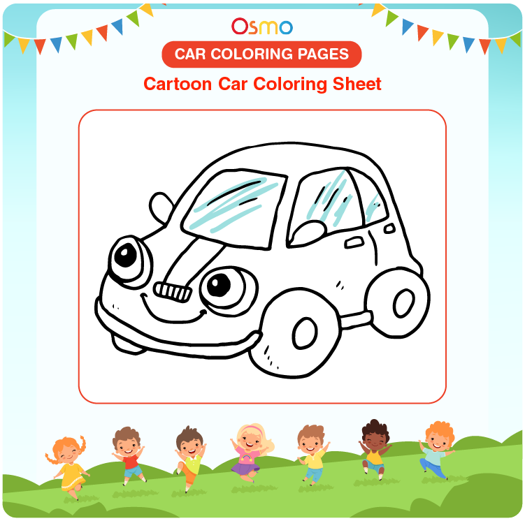 Car coloring pages download free printables