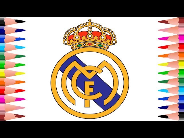 Coloring real madrid cf logo