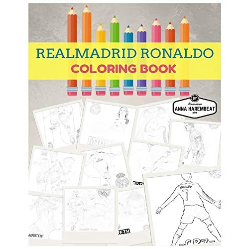 Realmadrid ronaldo coloring book football ronaldo palestine