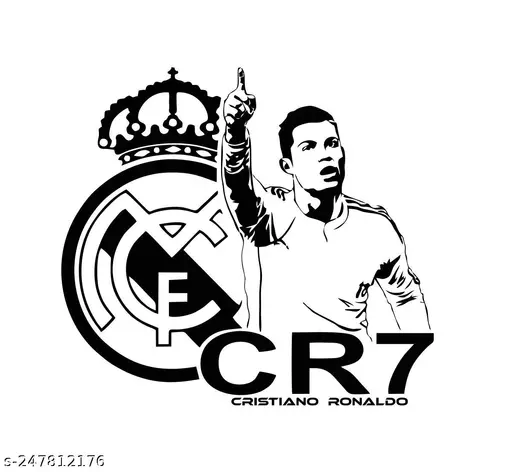 Vcreate decor cristiano ronaldo wall sticker muralssize