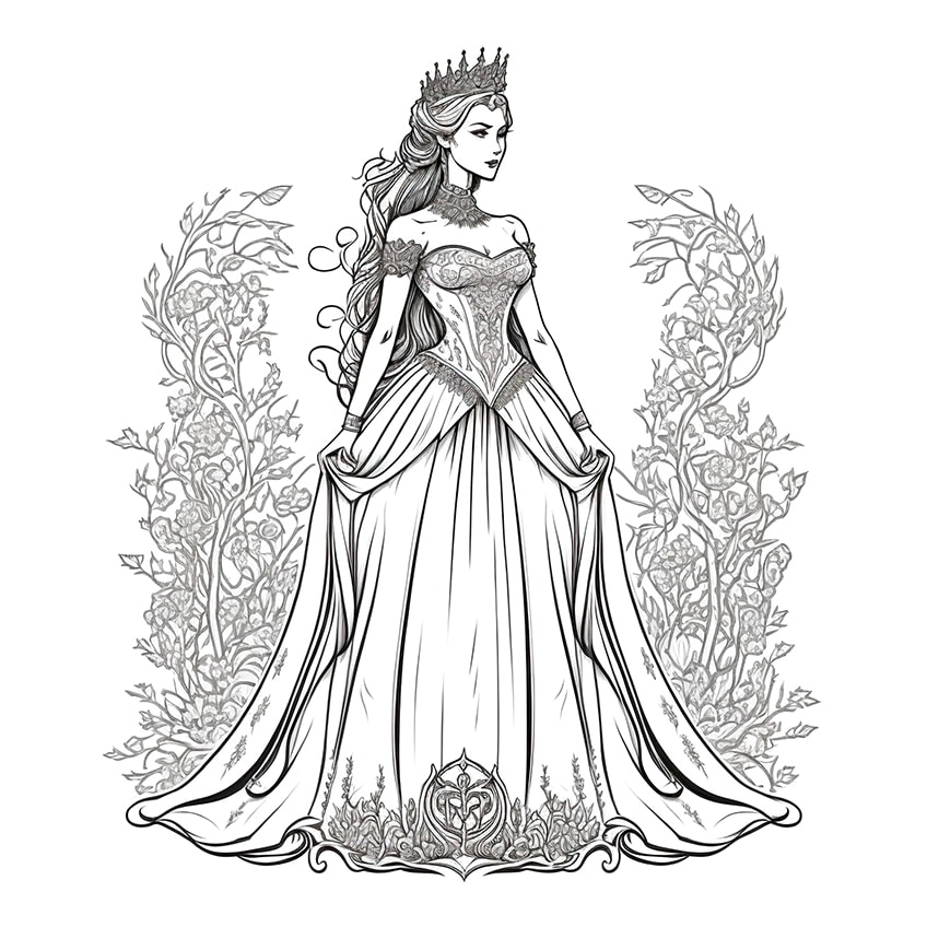 Princess coloring pages