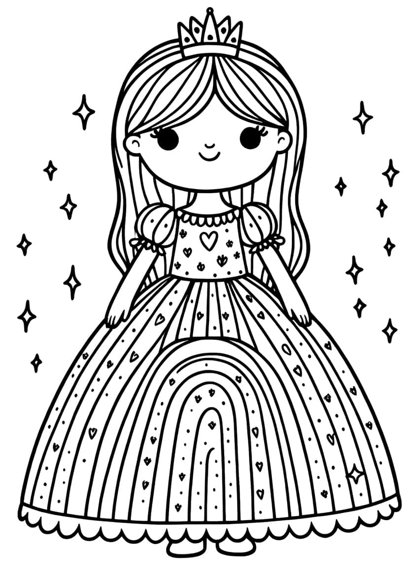 Princess coloring pages