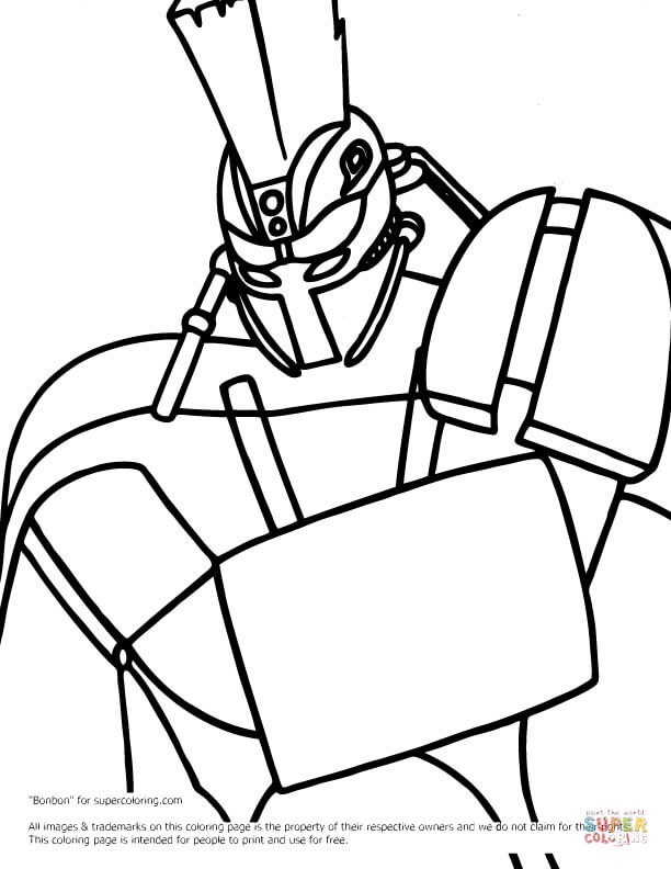 Real steel midas coloring page free printable coloring pages