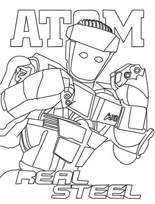 Real steel coloring pages coloring pages real steel steel drawing