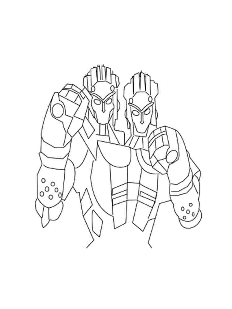 Real steel coloring pages