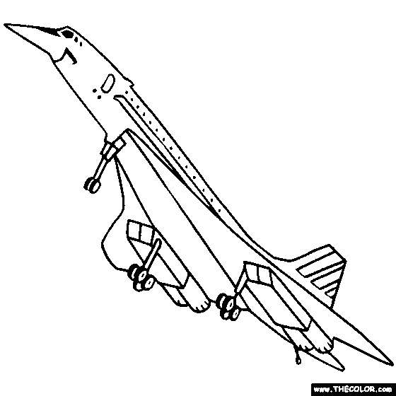 Airplanes online coloring pages