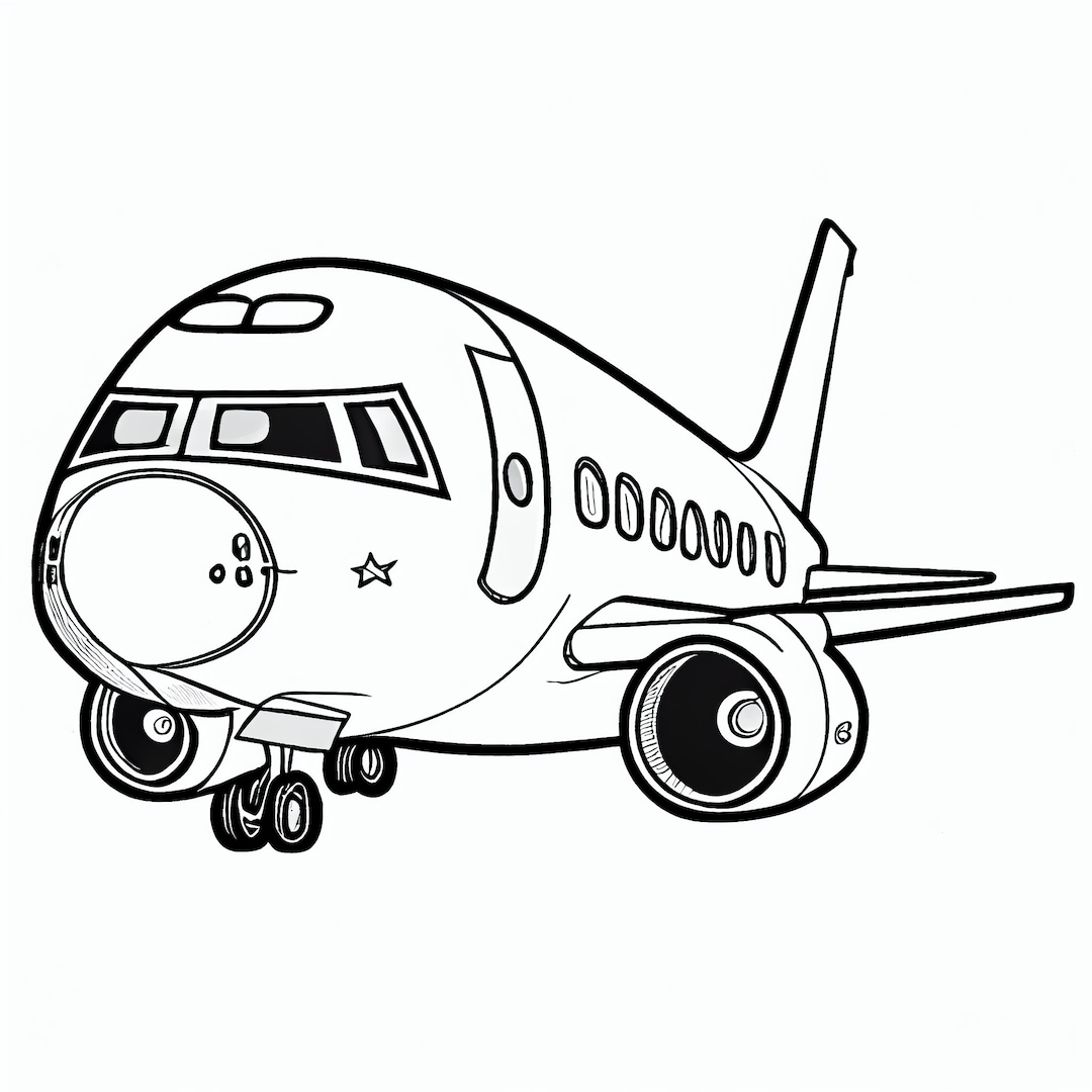 Wings of imagination airplane coloring pages for kids discover and color the amazing world of aviation instant download download now