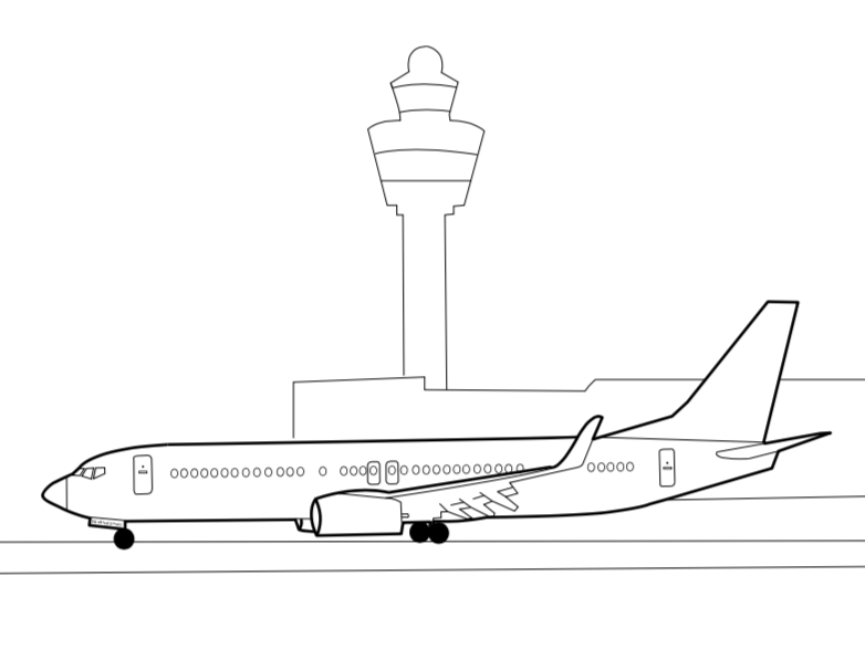 Coloring pages coloring page airplane