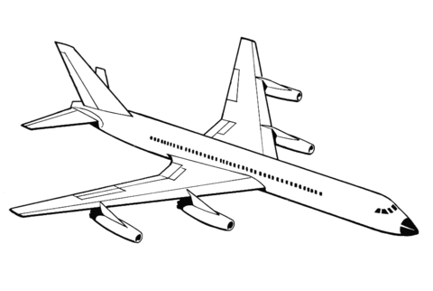 Airplane coloring page free printable coloring pages