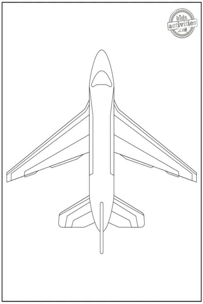 Free printable jet coloring pages kids activities blog