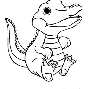 Alligator coloring pages printable for free download