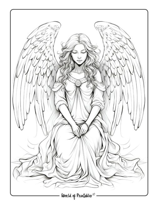 Angel coloring pages