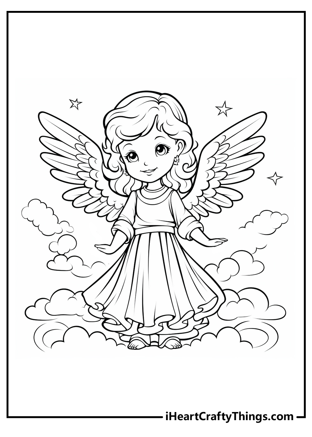 Angels coloring pages updated