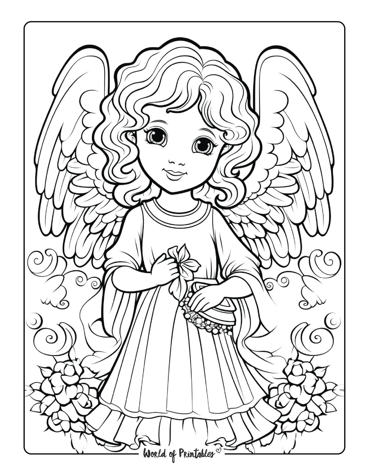 Angel coloring pages