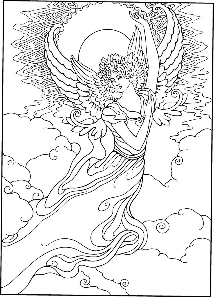 Pin by brenda mendenhall on art i like angel coloring pages free adult coloring pages coloring pages