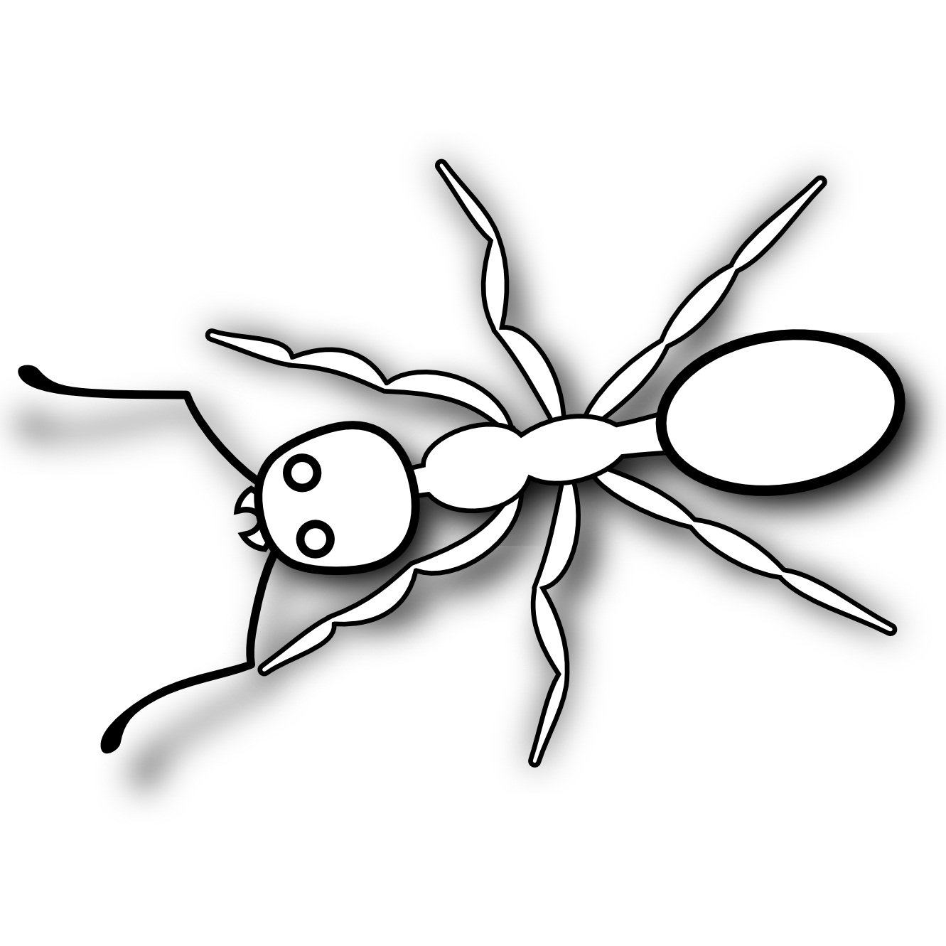 Free printable ant coloring pages for kids