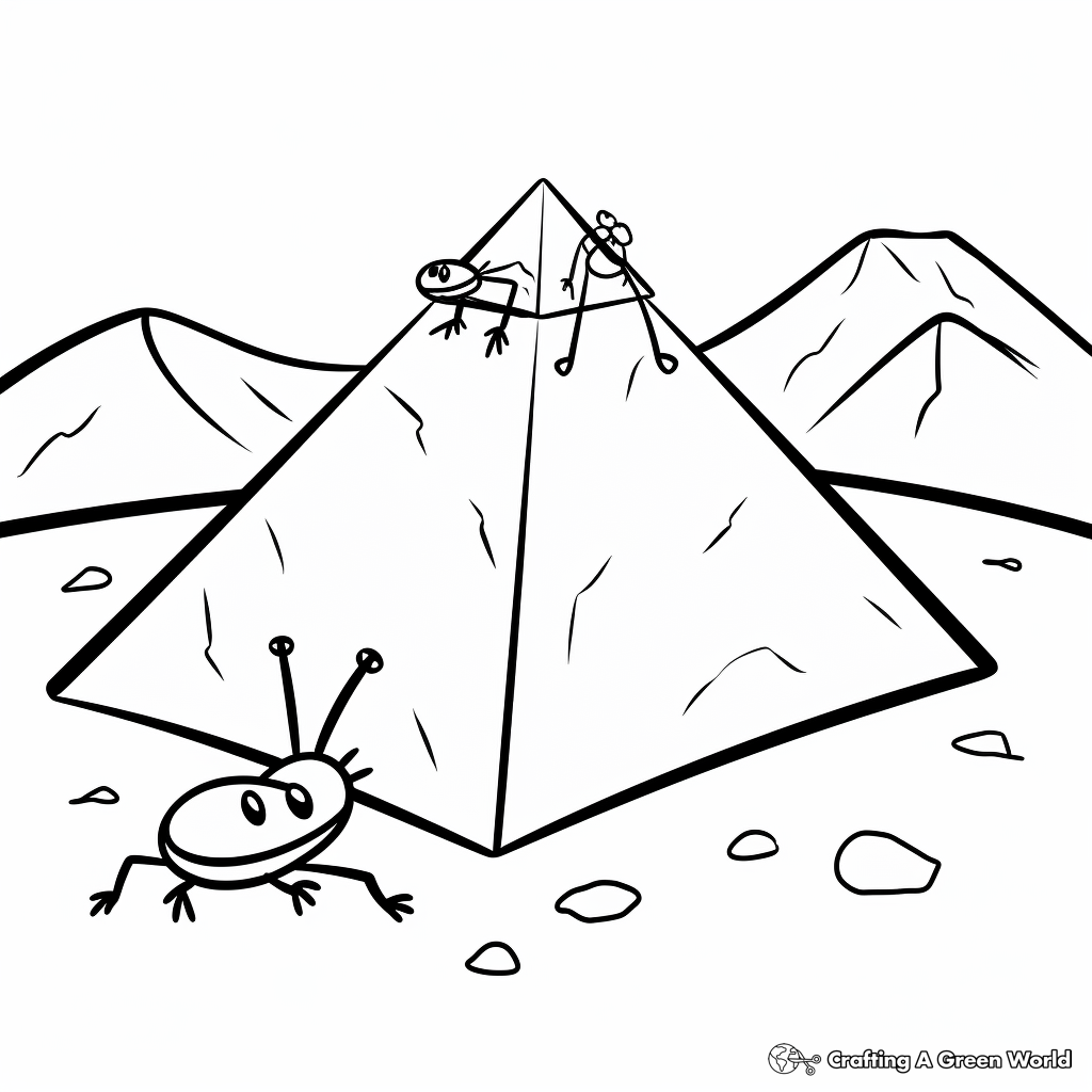 Ant hill coloring pages