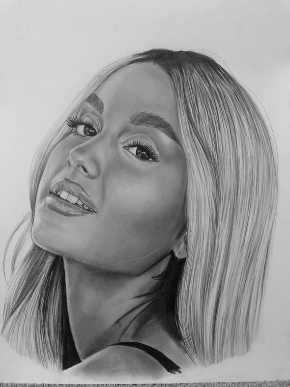 Ariana grande x in original drawing