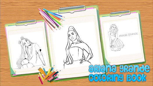 Ariana grande coloring book