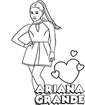 Singers coloring pages pop stars