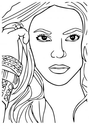 Free printable ariana grande coloring pages sheets and pictures for adults and kids girls and boys