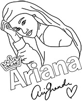 Singers coloring pages pop stars