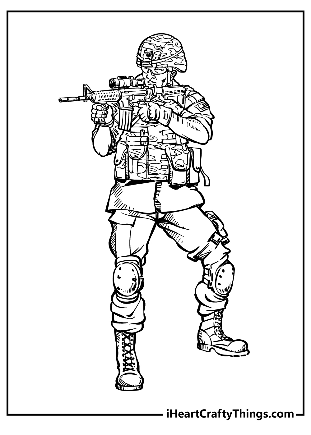 Army coloring pages free printables