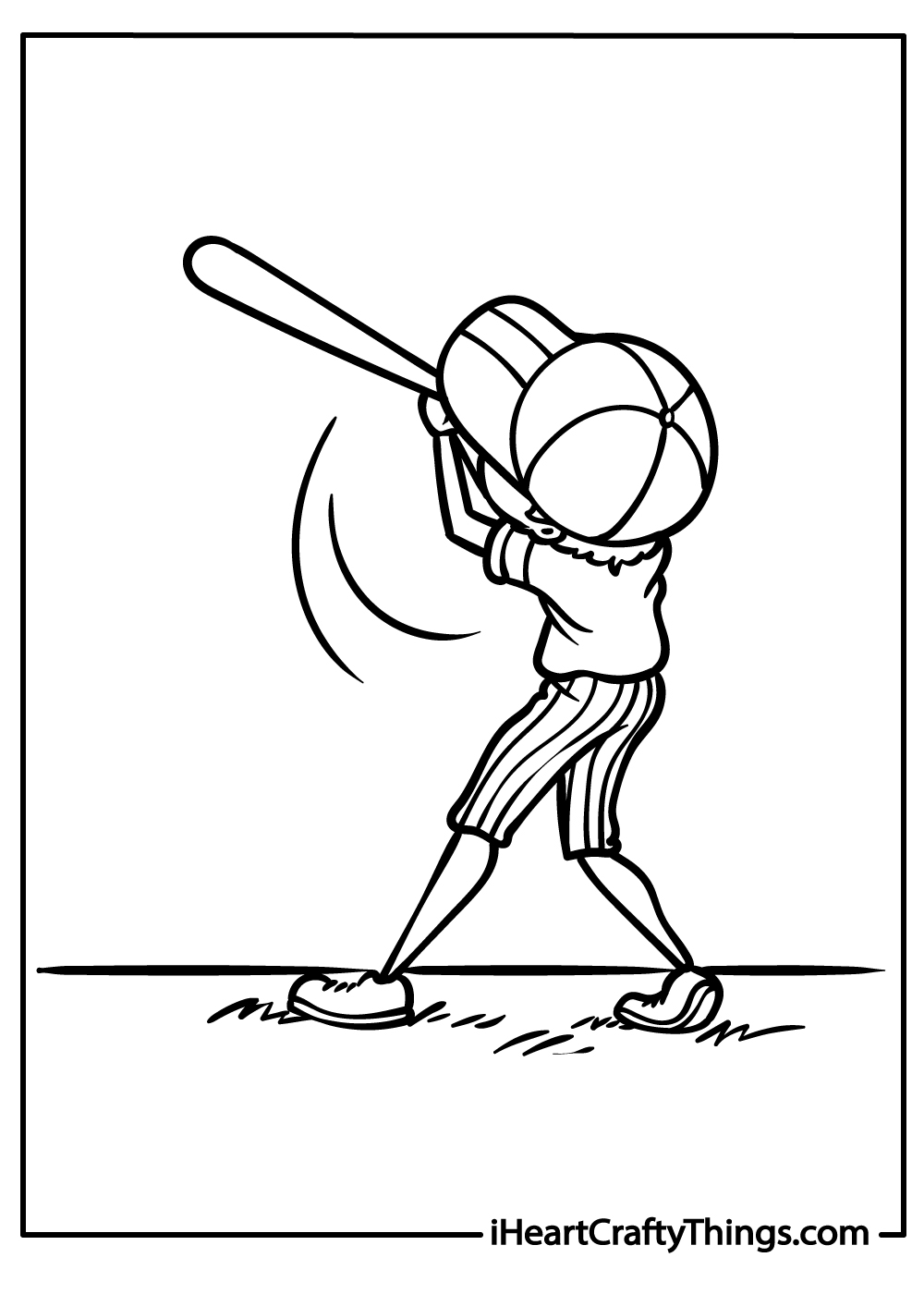 Baseball coloring pages free printables