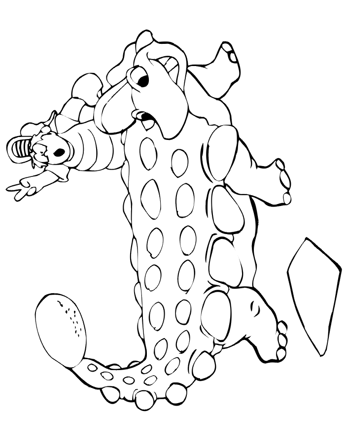 Printable baseball coloring page dinosaur player