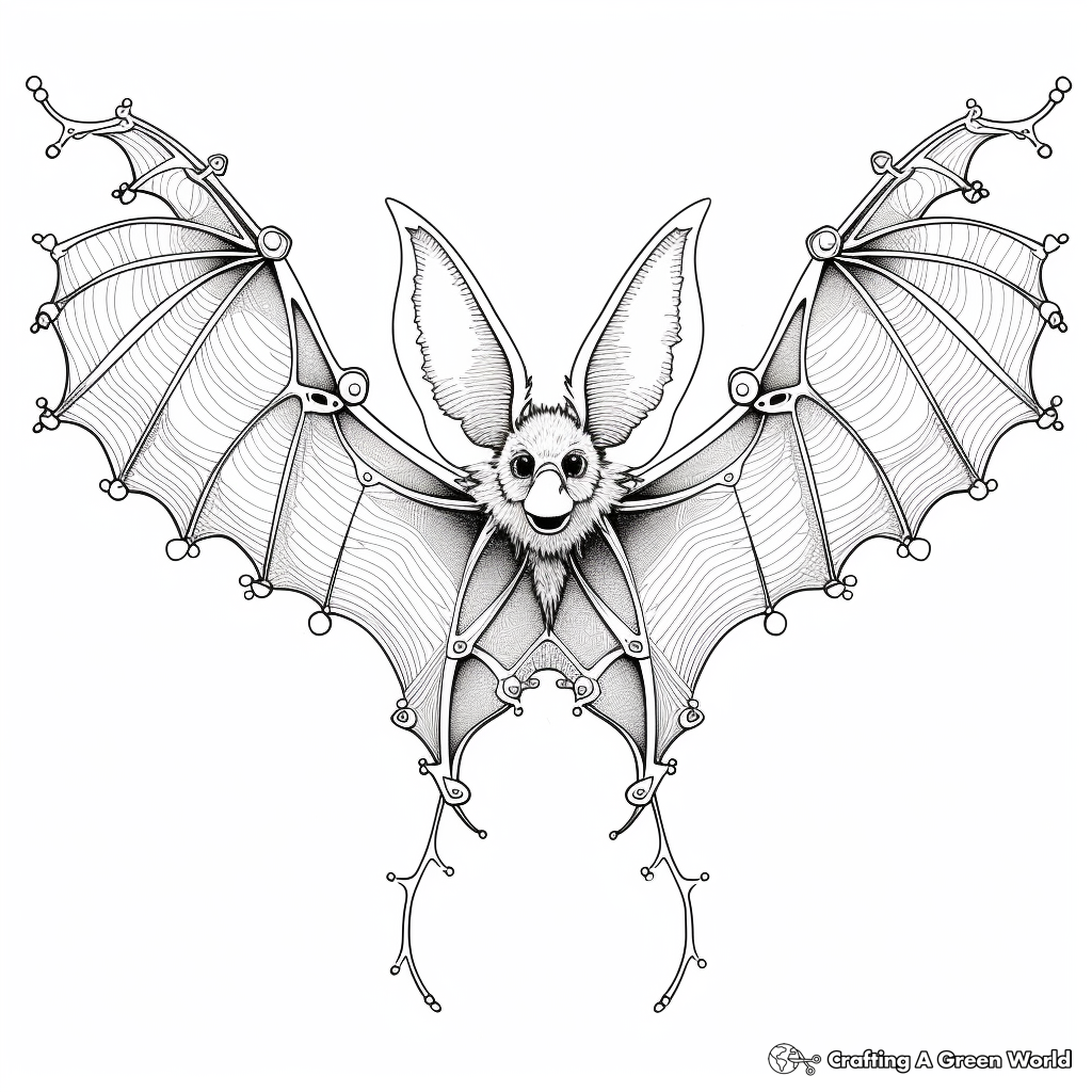 Bat coloring pages