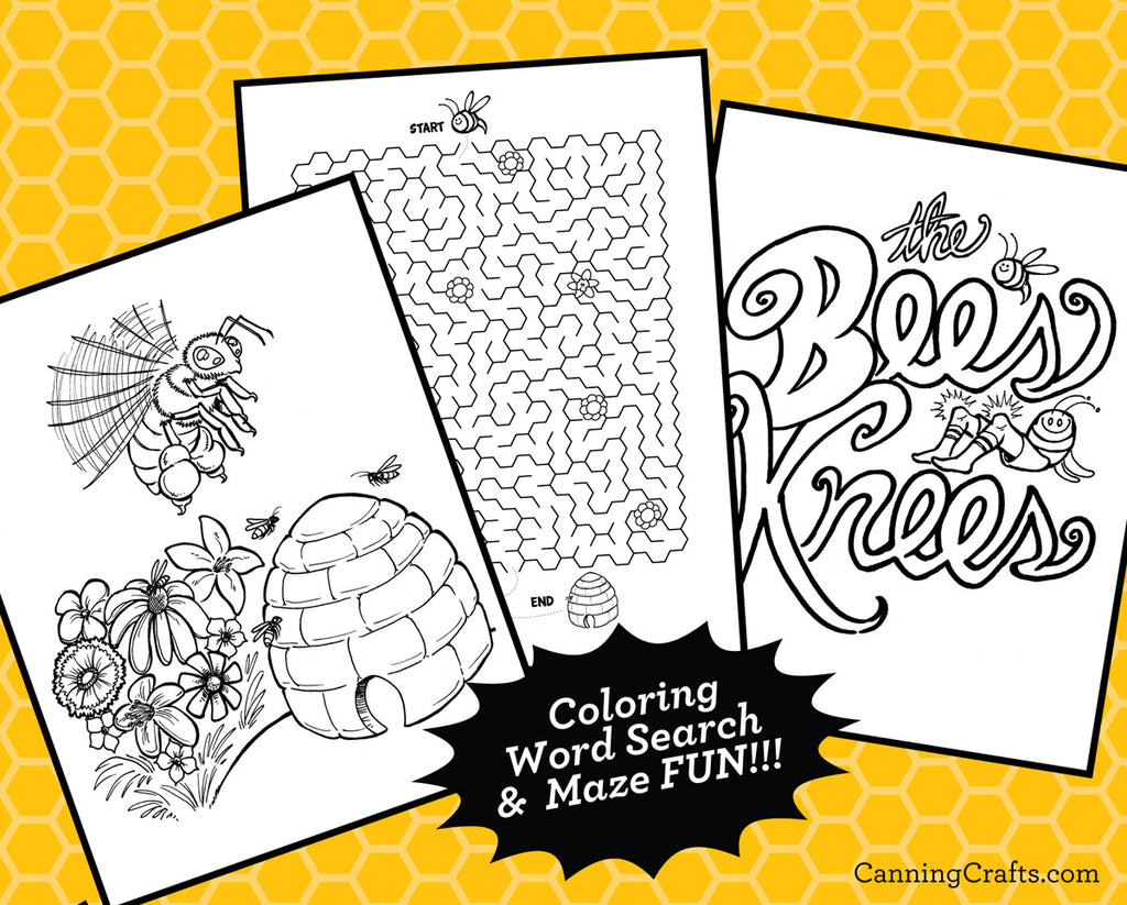 Printable honey bee coloring pages games wearable honey bee mask â
