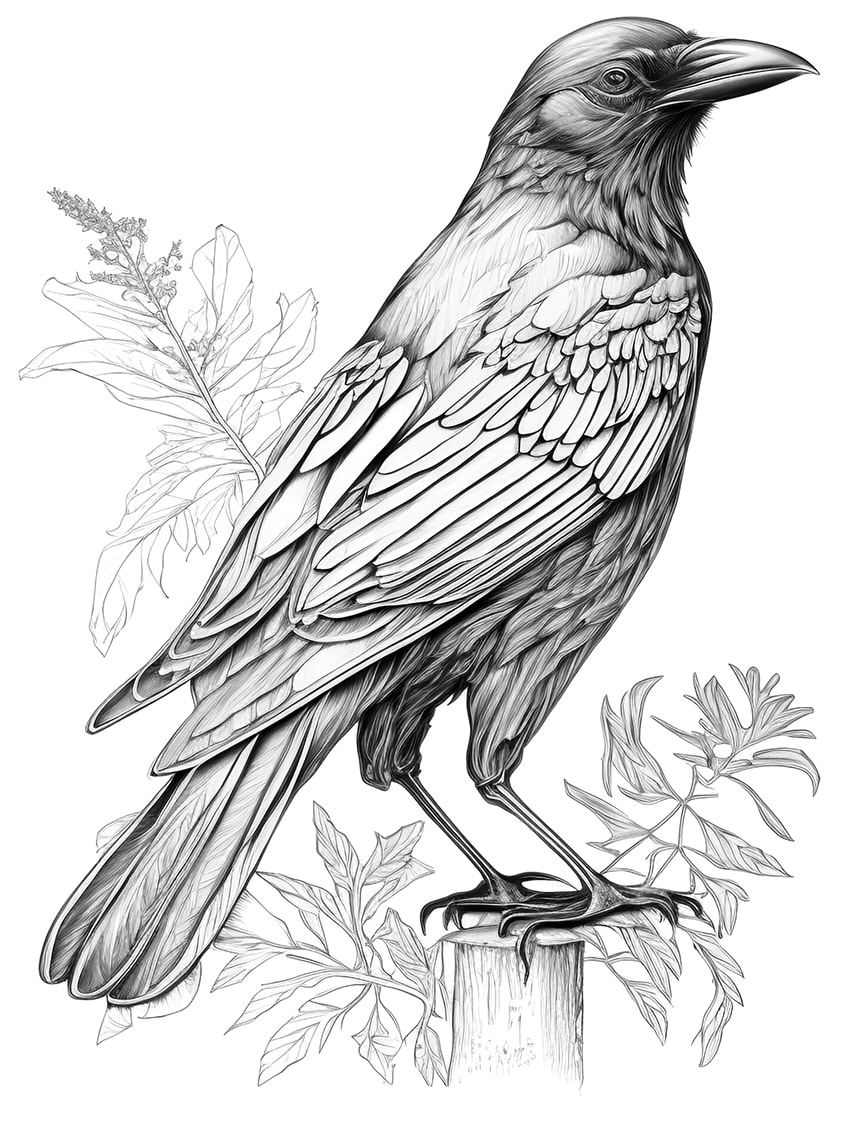 Bird coloring pages