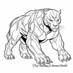 Panther coloring pages