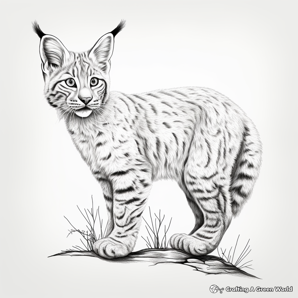 Bobcat coloring pages