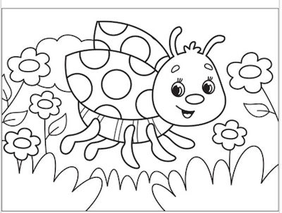 Cute ladybug coloring pages you can print for free