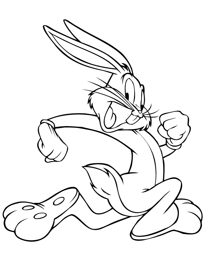 Bunny coloring pages