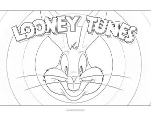 Bugs bunny coloring page