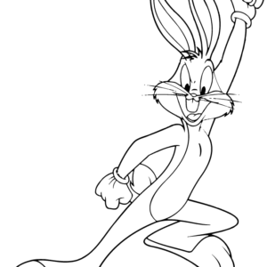 Bugs bunny coloring pages printable for free download