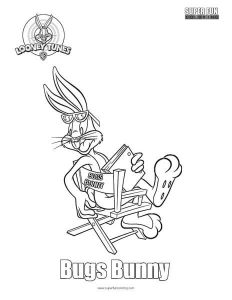 Bugs bunny coloring page