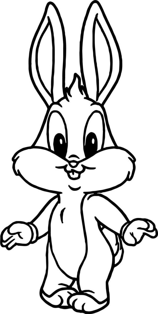 Pretty picture of bugs bunny coloring pages