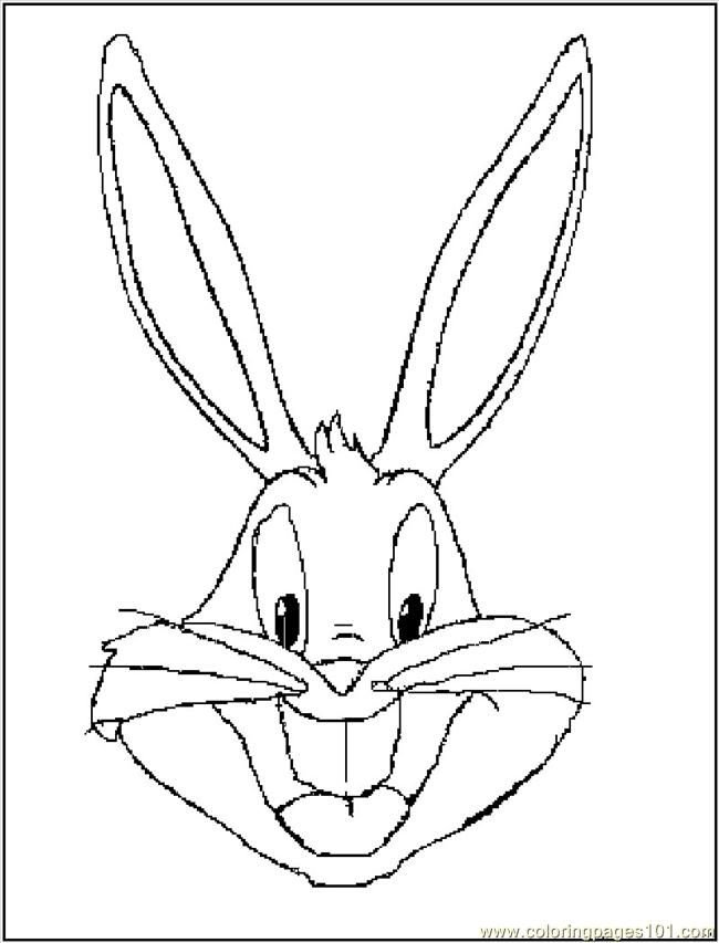 Bugs bunny coloring pages printable for free download