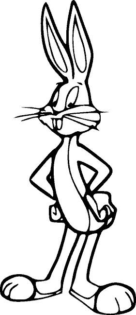 Printable bugs bunny coloring pages