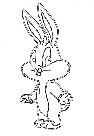 Free printable bugs bunny coloring pages for adults and kids