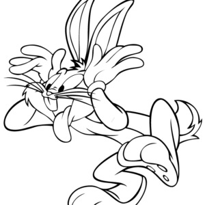 Bugs bunny coloring pages printable for free download