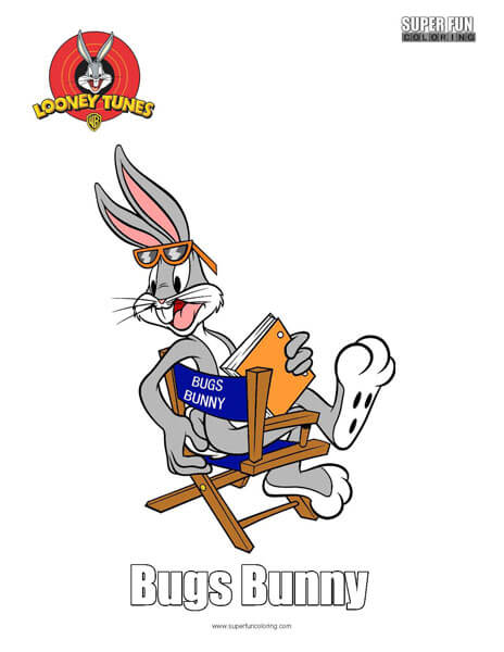 Bugs bunny coloring page